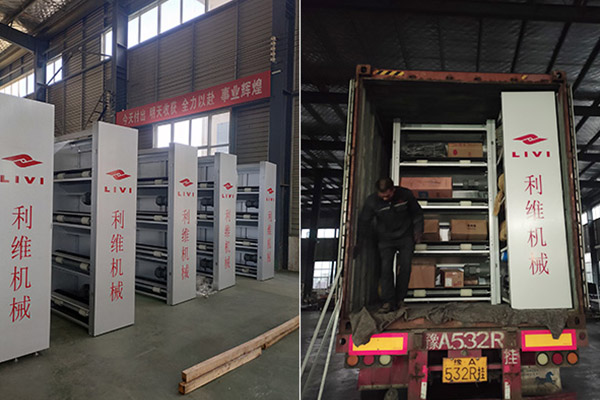 Finished poultry equipment at the LIVI facility